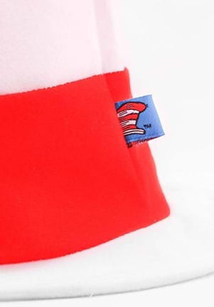 Dr. Seuss- The Cat in the Hat Tricot Hat- sewn-in tag up close