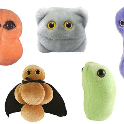 MRSA, Pneumonia, Norovirus, Flu, and C. Diff Plushies