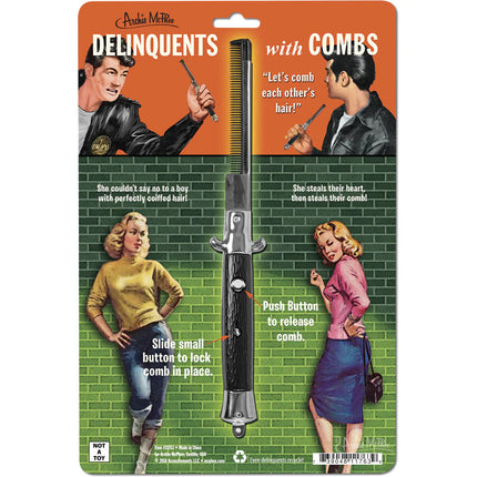 Folding Pocket Comb- in package