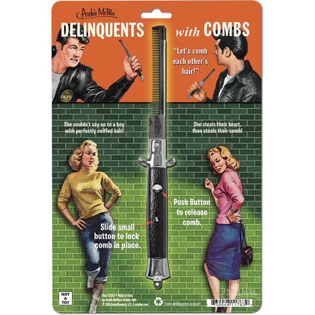 Folding Pocket Comb- in package