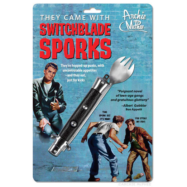 Switchblade Spork- in packaging