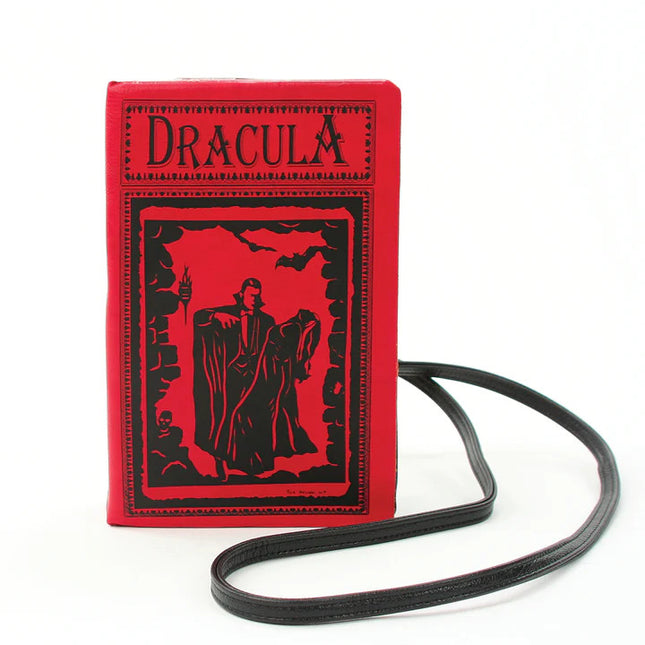 DRACULA BOOK CROSSBODY BAG- Front View