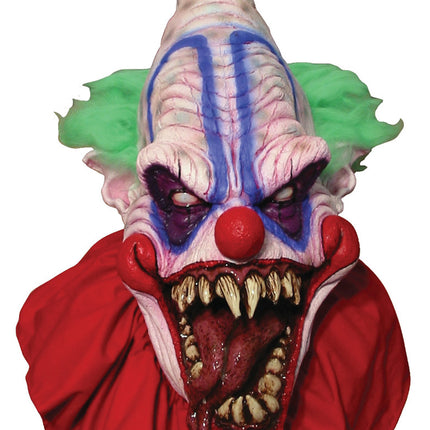 Big Top Clown Mask with fabric collar
