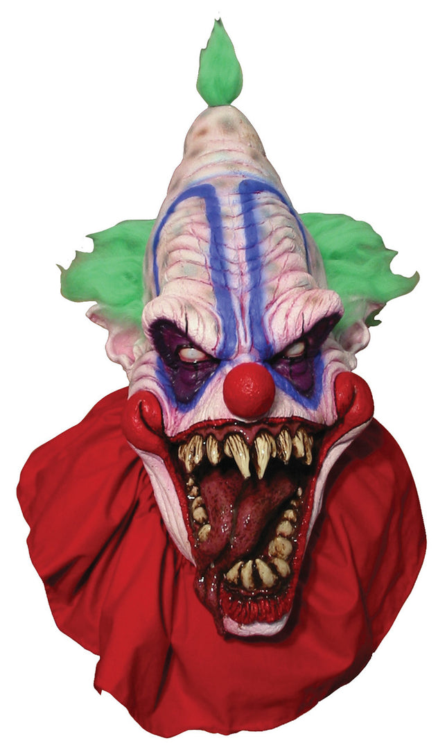 Big Top Clown Mask with fabric collar
