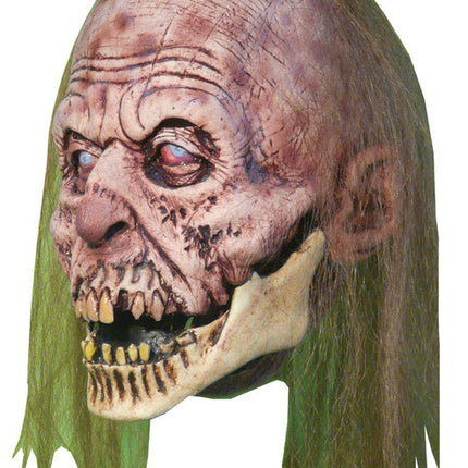 Slack Jaw Zombie Latex Mask Side