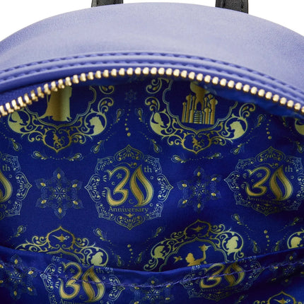Aladdin 30th Anniversary Mini Backpack- inside lining print