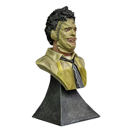 Right-side view of Leatherface Bust