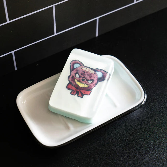 Krampus - Teddy Soap- on soap dish