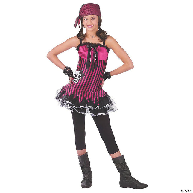 Rockin' Skull Pirate Teen Costume
