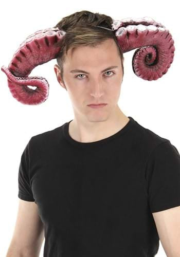 Tentacle Horns- worn by male model