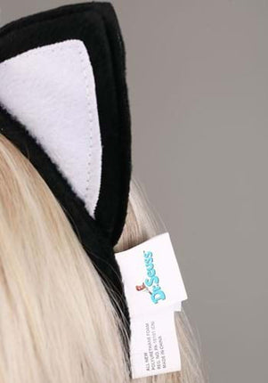 Dr. Seuss The Cat in the Hat Economy Headband- up close of ear on headband