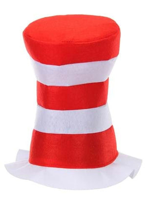 Dr. Seuss- The Cat in the Hat Kids Felt Stovepipe Hat- front view