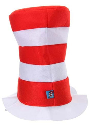 Dr. Seuss- The Cat in the Hat Kids Felt Stovepipe Hat- side view