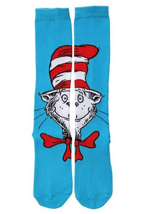 Dr. Seuss- The Cat in the Hat Knee High Socks- front view