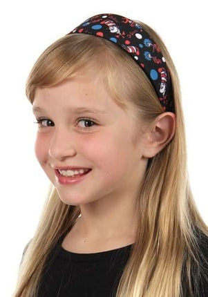 Dr. Seuss- The Cat in The Hat Pattern Headband- worn by child model