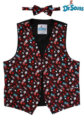 Dr. Seuss- The Cat in The Hat Vest & Bow Tie