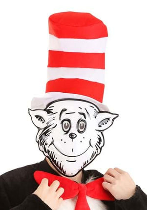 Dr. Seuss- The Cat in The Hat Vacuform Mask & Hat Kit- worn by model
