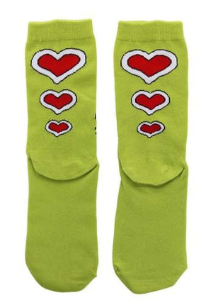 Dr. Seuss- The Grinch Crew Socks- back view