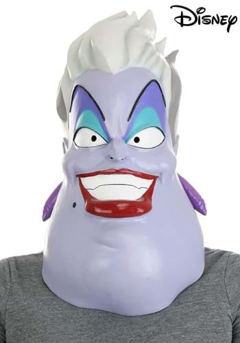The Little Mermaid- Ursula Latex Mask- worn by model front view