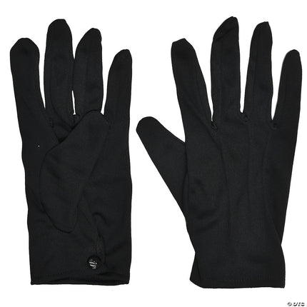 Deluxe Theatrical Gloves w/ Snap- black