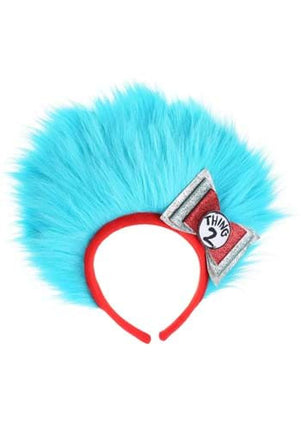 Dr. Seuss- Thing 1 & 2 Deluxe Fuzzy Headband