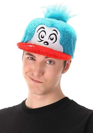 Dr. Seuss Thing 1 Fuzzy Cap- worn by male model