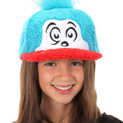 Dr. Seuss Thing 1 Fuzzy Cap- worn by child model