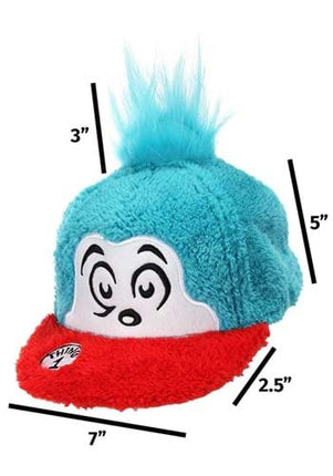 Dr. Seuss Thing 1 Fuzzy Cap- measurements 