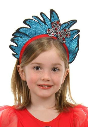 Dr. Seuss- Thing 1&2 Glitter Headband- worn by child model