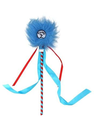 Dr. Seuss Thing 1&2 Pom Wand- thing 2 side