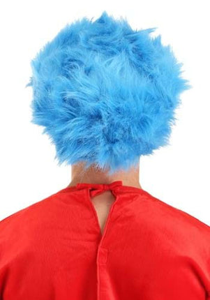 Dr. Seuss- Thing 1&2 Plush Adult Wig- worn by male model back view