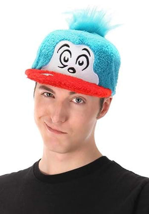 Dr. Seuss Thing 2 Fuzzy Cap- worn by male model