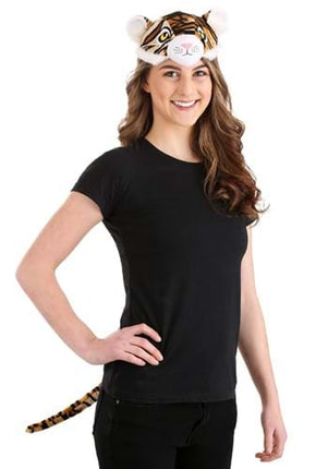 Tiger Headband & Tail Kit- worn by adult model