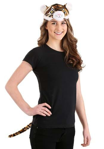Tiger Headband & Tail Kit- worn by adult model