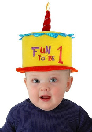 Fun To Be 1 Birthday Cake Hat