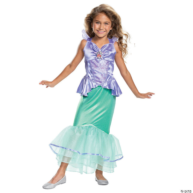 The Little Mermaid- Ariel Classic Girl's Costume- front view