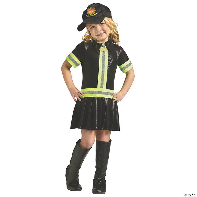 Toddler Firefighter Girl Costume