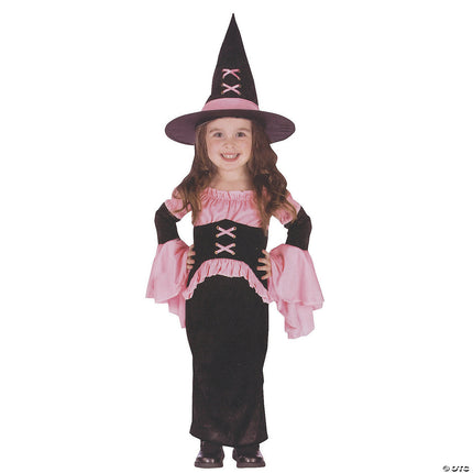 Pretty Pink Witch Toddler Costume