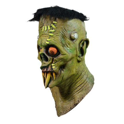 Left-side view of Green Gruesome Mask