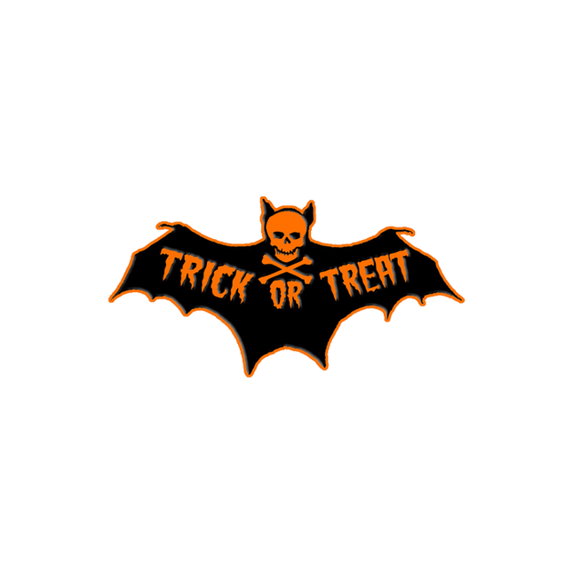 Trick or Treat Bat Pin