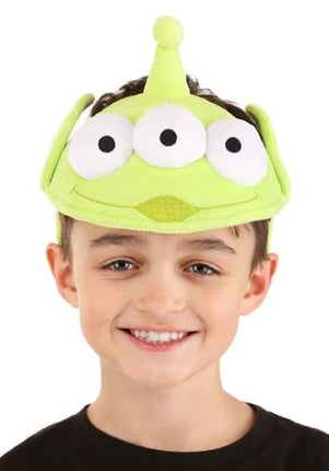 Toy Story- Alien Plush Headband- worn by boy model