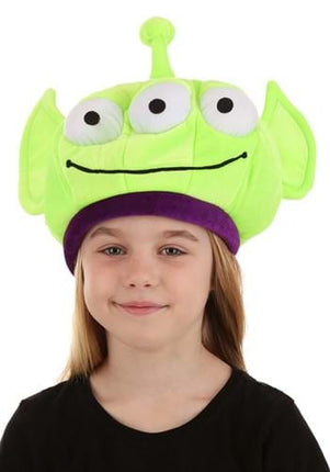 Toy Story- Alien Plush Kid's Hat- worn by model
