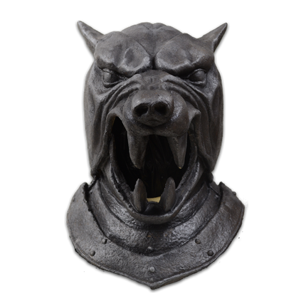 Front view of The Hound Helmet mask