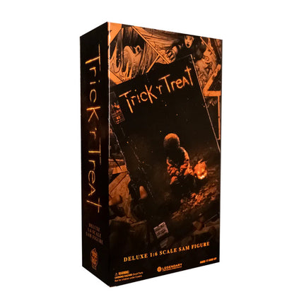 Trick R Treat- Deluxe 1:6 Scale Sam Figure- box back view angled