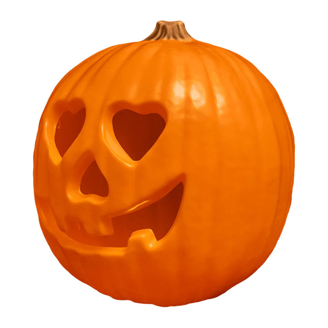 Halloween 2018- Light Up Pumpkin- left angled view