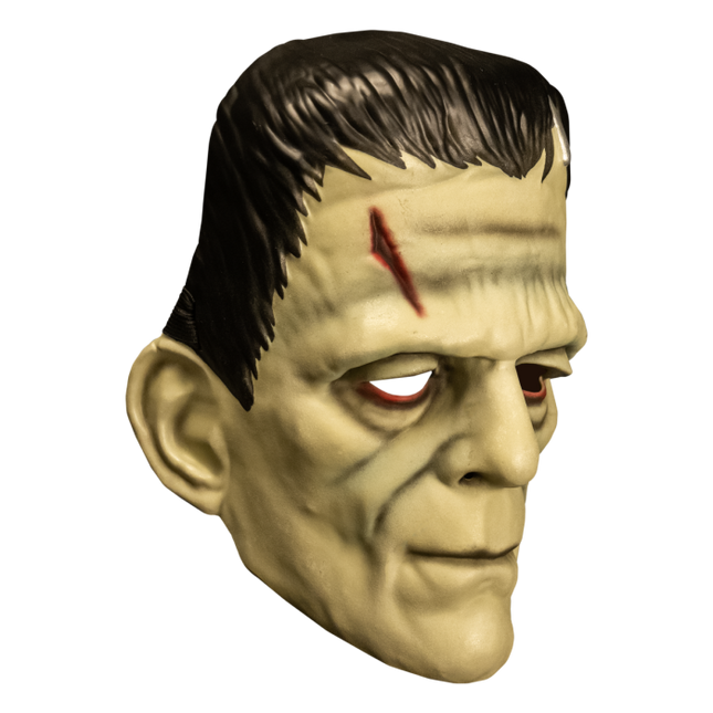 Frankenstein Deluxe Injection Molded Mask- right angled view