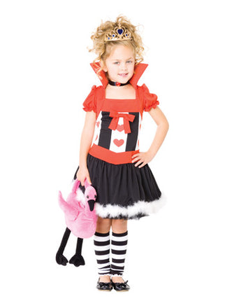 Girl's Queen Of Hearts Costume