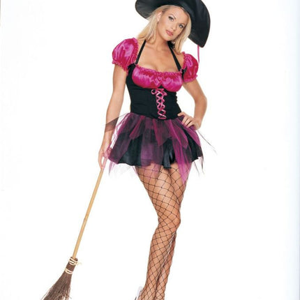 Sexy Pink Witch Costume