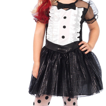 Girl's Tuxedo Kitty Costume