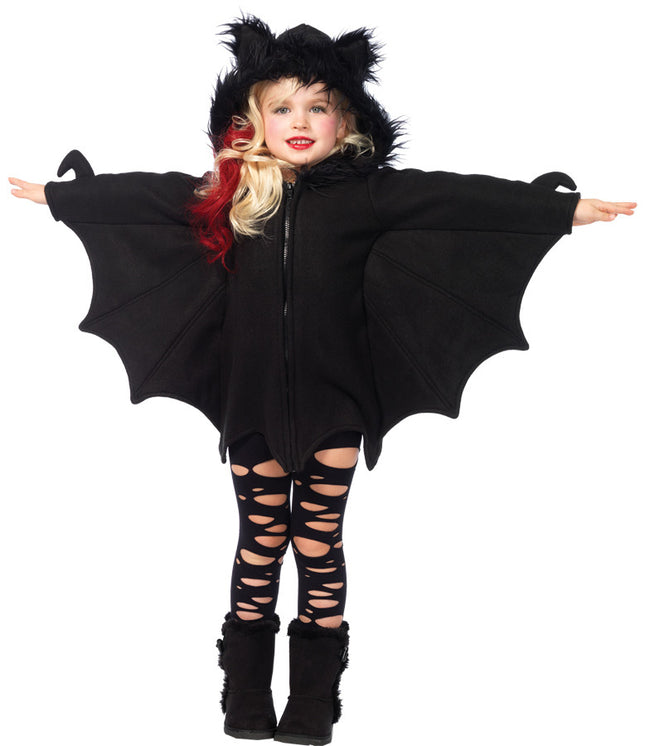 Cozy Bat Child Zipper Dress